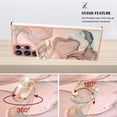 thumbnail image 4 of TECH CIRCLE For Galaxy S24 Case,360 Rotatable Marble Pattern Shiny Ring Holder Kickstand Soft TPU Girls Women Case Shockproof Protective Phone Case for Samsung Galaxy S24 6.1" 2024,Gold, 4 of 6