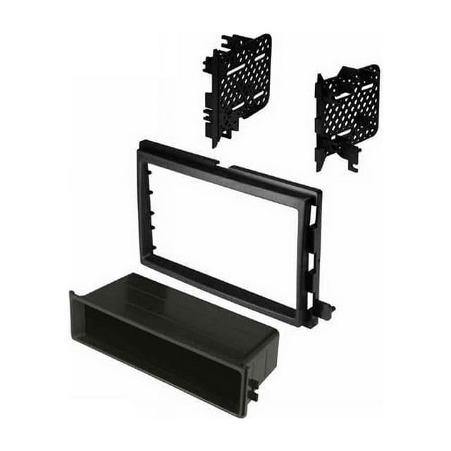 American International FMK540 Kit de Tableau de Bord Stéréo Simple & Double DIN, Noir