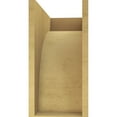 thumbnail image 4 of 10"W x 20"D x 20"H Classic Stockport Rough Cedar Woodgrain TimberThane Corbel, Primed Tan, 4 of 6