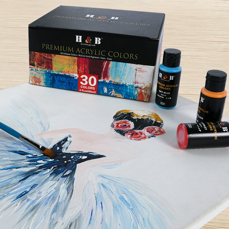 Customizable Fluid Acrylic Paint Sets Available at H&B, Fluid Acrylic  Paint