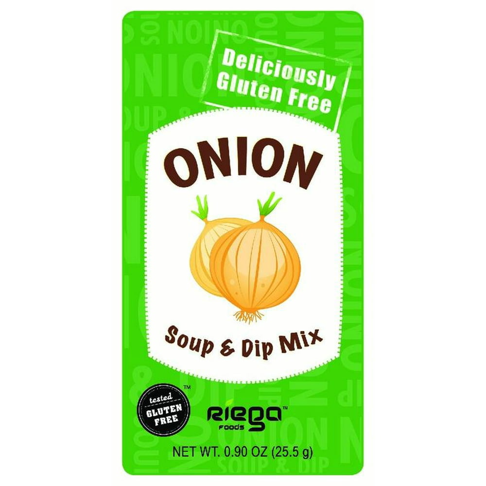 Riega Gluten Free Onion Soup & Dip Mix, 0.9 Oz.