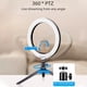 thumbnail image 4 of Soporte de escritorio Luz de relleno Teléfono móvil Anillo de luz en vivo Anclaje Trípode para fotografía de selfies Luz de belleza LED, 4 of 4