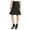 black, variant on Rebecca Taylor Womens Faux-Leather A-line Skirt, Black, 2