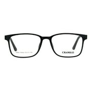 Mens Super Light Weight Indestructible TR90 Plastic Optical Eyeglasses Frame Shiny Black