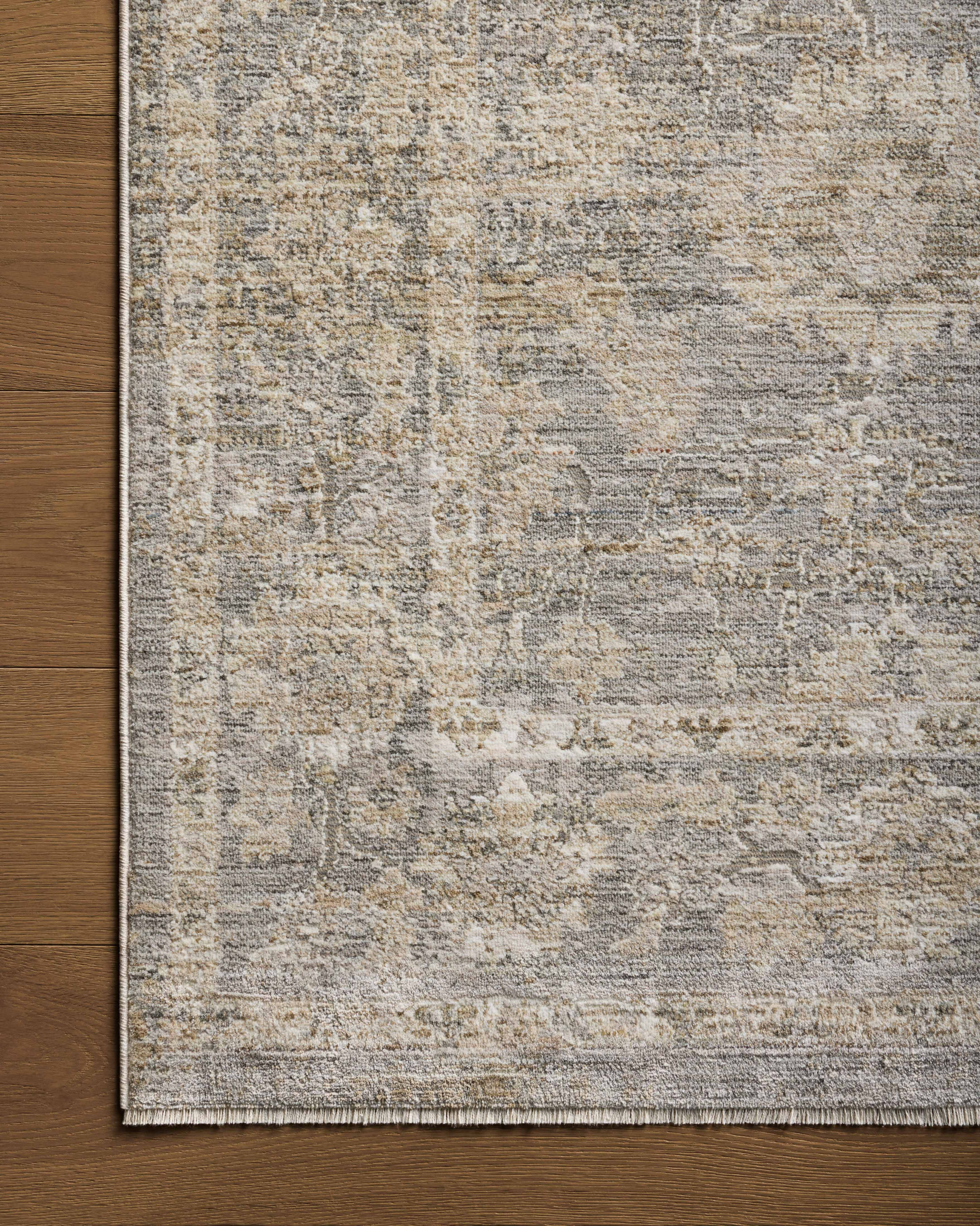 Loloi Tabitha Slate / Natural 5'-3" x 7'-9" Area Rug