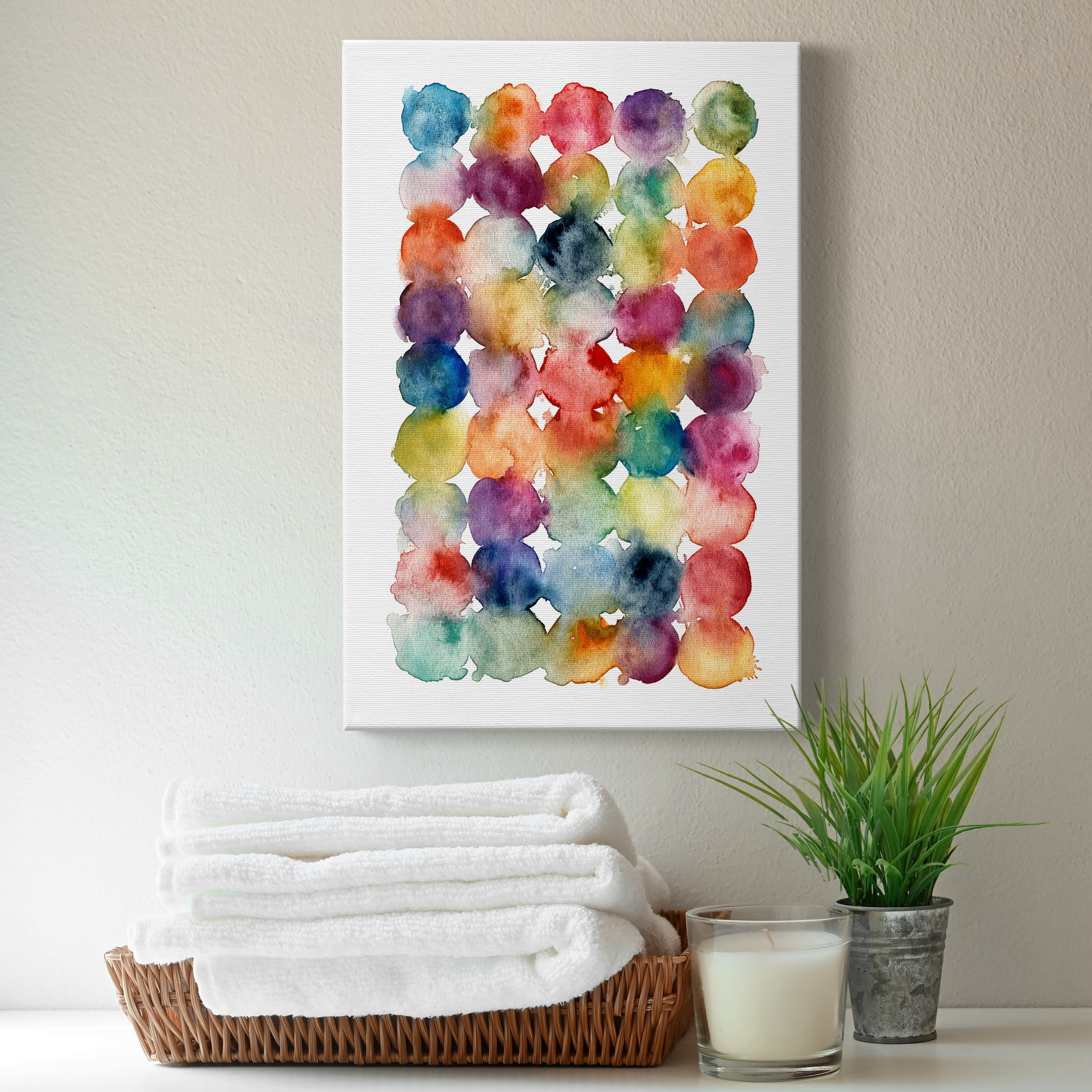 Spectrum Side by Side Premium Gallery Wrapped Canvas - Ready to Hang - 32 x 48