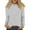 Light Gray, variant on Women's Striped Long Sleeve T-Shirts Casual Crewneck Soft Stretchy Top Classic Fit for Daily Wear Lightweight Comfort Outfits ,Black L