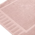 thumbnail image 4 of White Classic Hotel Collection Absorbent Cotton Bath Mats, Spa Reversible Floor Towels, not a Bathroom Rug, Pink, 22 x 34, 2 Pack, 4 of 8