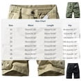 thumbnail image 3 of Mens Cargo Shorts Elastic Waist Work Shorts Relaxed Fit Casual Summer Hiking Shorts with Multi Pockets Size 30-40, 3 of 9