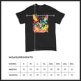thumbnail image 5 of Tee Hunt Dean Russo Eyes Cat T-Shirt Neon Colorful Cute Kitten Men's Tee, Black, 5X-Large, 5 of 5