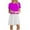 Hot Pink, variant on Women's Casual Color Block Simple T-Shirt Loose Dress Crew Neck Short Sleeve Casual Sun Dresses Flowy Smock Dress