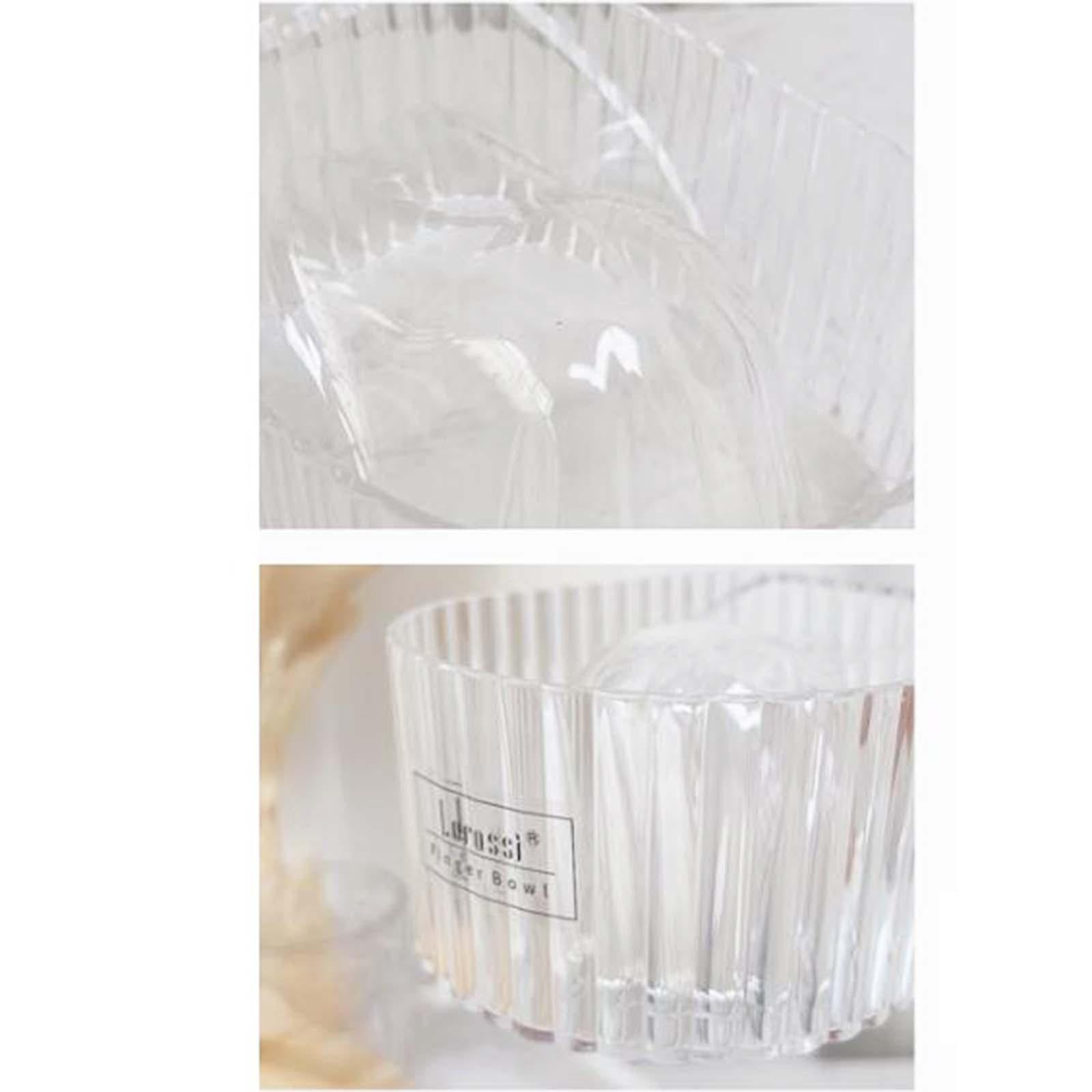 Serenable 3xNail Soaking Bowl Nail Art Tool for Manicure Home Salon Nail SPA Girls Clear