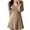 Khaki, variant on Kaemgyyd Fall Dresses for Women Casual Oversized V Neck Pullover Dress Loose Long Sleeve Cable Knit Mini Dress