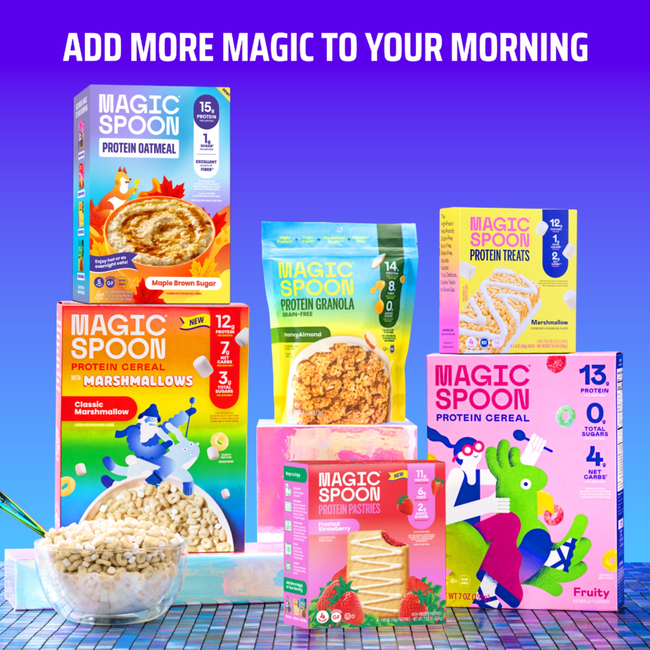 (8 pack) Magic Spoon Cocoa Protein Cereal 7 oz