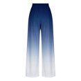 thumbnail image 4 of BLVB Palazzo Pants for Women Gradient Print Loose Wide Leg Lounge Pants High Waist Casual Beach Trousers, 4 of 6