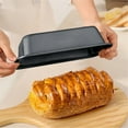 thumbnail image 3 of Mini Loaf Pan for Bread Baking, Stainless Steel Core Nonstick Carbon Steel Loaf Tray for Healthy & Safe Cooking, 3 of 6