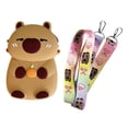 thumbnail image 1 of Esquirla Kids Shoulder Bag Shopping Bag Work Satchels Beach Vacation Wallet Capybara with Light Brown, 1 of 8