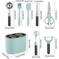 thumbnail image 4 of 2 Pcs Silicone Utensil Set - 8 Pack Stainless Steel Kitchen Tools for Cooking | Kitchen Stuff Set with Utensil Holder Non-Stick and Heat Resistant, Dishwasher Safe, Easy to Clean, 4 of 8