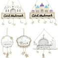 thumbnail image 7 of Eid Ramadan Mubarak Decorations Wooden Ramadan Mubarak Decorations DIY Wall Decor Supplies Pendant, 7 of 7