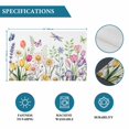 thumbnail image 6 of Wildflowers Placemats Set of 4, Spring Country Tulip Butterfly Floral Leaf Placemats for Dining Table, Place Mats for Kitchen Tabletop, Waterproof Wipeable Dining Table Mats Set, 6 of 9