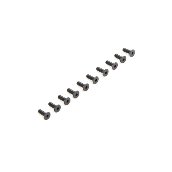Losi Flat Head Screws M2.5 x 8mm 10 LOS235009 Elec Car/Truck Replacement Parts