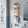 thumbnail image 7 of Fairy 5 Tier Wall Shelf Unit, White Floating Wall Shelves, Vertical Wall Organizer for Bedroom, Living Room & Home Decor, 7 of 7
