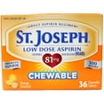 thumbnail image 2 of 4 Pack St. Joseph Low Dose Aspirin Adult Aspirin Regimen 36 Chewable Tabs Each, 2 of 7