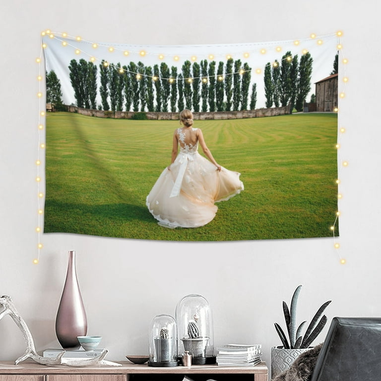 Personalized Tapestry with Custom Picture Prints Ideal Gift for Special Occasions 60inX40in Horizontal Walmart