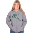thumbnail image 4 of Sarcastic Keep It Together Joke Zip Up Hoodie Men's Women's Brisco Brands S, 4 of 6