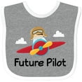 thumbnail image 3 of Inktastic Future Pilot Airplane Boys Baby Bib, 3 of 4