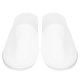 thumbnail image 4 of 10 pares para el hogar, el hotel, los viajes y el spa: pantuflas desechables ultra suaves y antideslizantes de color blanco con forro polar coral y relleno de 6 mm, 4 of 8