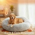 thumbnail image 4 of Extra Large Orthopedic Washable Dog Bed, 39.3Inch Waterproof Soothing Pet Bed for Crates or Floors, Soft and Chew-Resistant Donut Dog Sofa for All Dog, 4 of 6