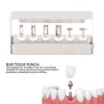 thumbnail image 4 of Kit De Trépano Dental, Perforador De Tejido Para Fresa, Resistente Al Calor, Soporte Para Fresa De Trépano Dental, Hueso, 6 Piezas De Metal Para Clínicas Para Dentistas, 4 of 7