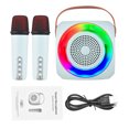 thumbnail image 3 of Karaoke Machine,Party Ktv 2 Led Color Birthday Party Set With 2 And Set With Mic Birthday Party With 2 Led Handheld Mic Birthday Color Handheld Mic Led Color Handheld Buzhi Huiop, 3 of 6