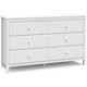 thumbnail image 1 of 6 Drawer Dresser For Nursery Dresser Drawer Organizer Dressing Table Comfortable With Drawers for Bedrooms Beds and Furniture My Lux Decor Round, 1 of 6