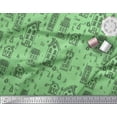thumbnail image 2 of Soimoi Green Cotton Voile Fabric Architectural Structure Architectural Fabric Prints By Yard 42 Inch Wide, 2 of 3