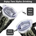 thumbnail image 4 of Constellation Tumbler with Lid and Straw, Sagittarius Tumbler, Goth Tumbler, Constellation Cup/Mug, Zodiac Gifts for Men Women, Constellation Gifts, 40oz Skinny Tumblers with Lids and Straws, 4 of 5