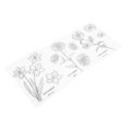 thumbnail image 4 of 3pcs Clear Stamps DIY Flower Pattern Reusable Transparent Seals for Card Scrapbook Photo Album Decoration, 4 of 14