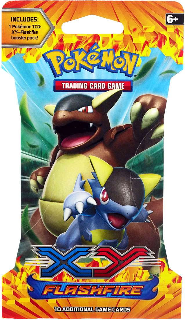 Verleiden Handvol piano Pokemon Trading Card Game XY Flashfire Hanger Booster Pack - Walmart.com