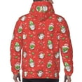 thumbnail image 7 of Wukai merry Christmas gnome Print Men Hoodies Fleece Sweatshirts Long Sleeve Sweaters Pullover Fall Outfits Winter Clothes-X-Large, 7 of 7