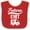 Red and White, variant on Inktastic Future EMT Emergency Medical Technician Boys or Girls Baby Bib