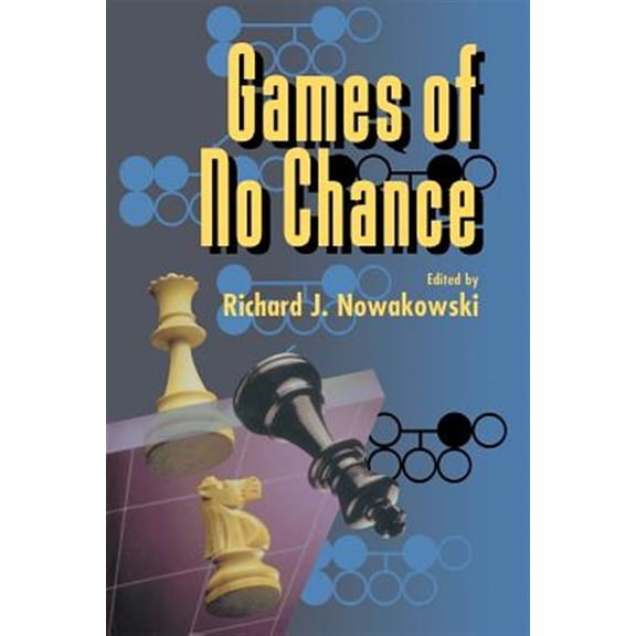 Pre-Owned Games of No Chance: 29 (Mathematical Sciences Research Institute Publications, Series Number 29) Paperback