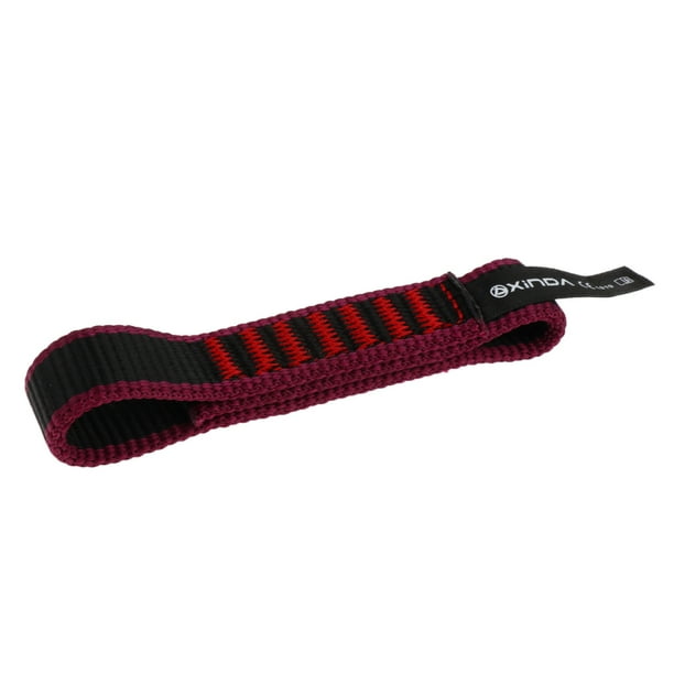 22kn escalada en roca escurrimiento rápido correa de alpinismo correa de montaña 11cm rojo Sunnimix Rock Climbing Quick Draw Honda
