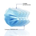 thumbnail image 2 of Cubrebocas Darvin Azul 4 capas 17.5 cm x 9.5 cm, 2 of 3