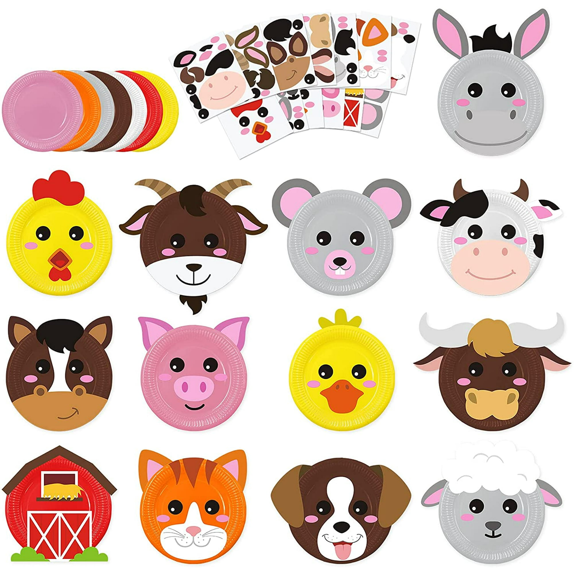13PCS Paper Plate Art Kit for Kids Toddler Farm Animals Crafts Art Kits Simple DIY Animals Paper Plate for Boys Girls Preschool Classroom Party Favor Activity Barnyard | Walmart Canada 13PCS Paper Plate Art Kit for Kids Toddler Farm Animals Crafts Art Kits Simple DIY Animals Paper Plate for Boys Girls Preschool Classroom Party Favor Activity Barnyard | Walmart Canada