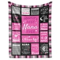 thumbnail image 1 of LHSHID Best Mom Ever Gifts Blanket for Mom Birthday Gifts for Mom from Daughter Son I Love You Mom Gifts Letter Warm Soft Throw Blanket Mama on Mothers Day 50x60in, 1 of 6