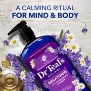 Dr Teals Body Wash with Melatonin, Chamomile & Lavender, 24 fl oz