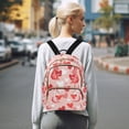 thumbnail image 7 of FORMRS Mini Backpack Purse for Women Travel Daypack Casual Shoulder Bag, Bunnies and Hearts, 7 of 7