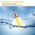 thumbnail image 5 of Ruiandsion E12 LED Filament Bulb White 4 Filaments 400LM 3W 110V 360 Degree Lighting for Indoor Outdoor Lighting,(pack of 5), 5 of 8