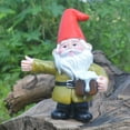 thumbnail image 2 of Estatua decorativa Jadeshay gnomo de jardín resina, 2 of 8